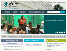 Tablet Screenshot of kolshalom.com